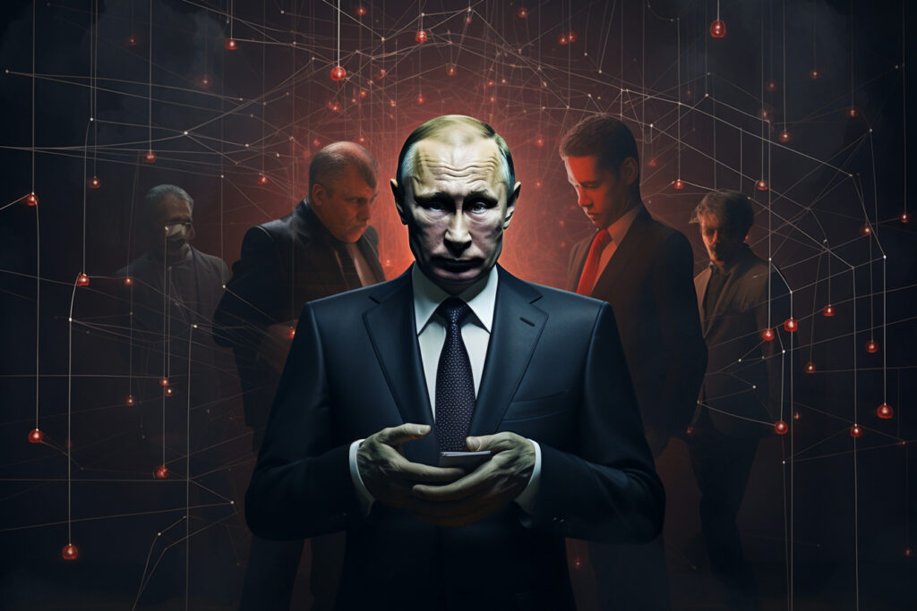 Venäläistä disinformaatiota kuvitus
